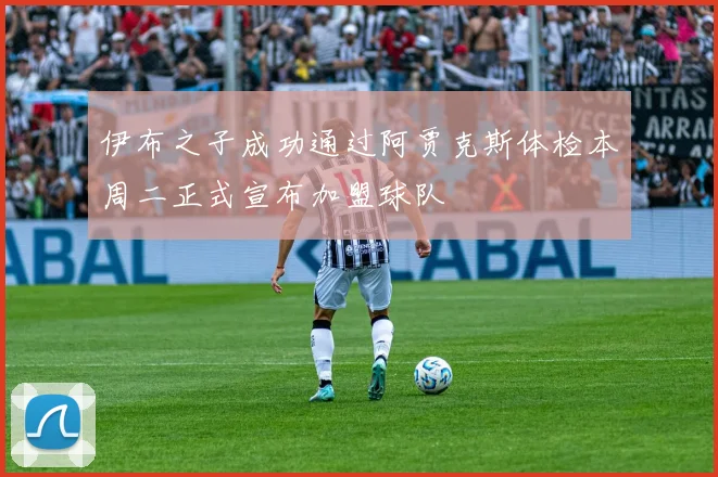 伊布之子成功通过阿贾克斯体检本周二正式宣布加盟球队